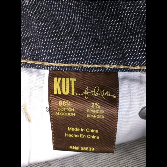KUT From The Kloth Wide Leg Flare Jeans sz 2 #1344 - Picture 7 of 8
